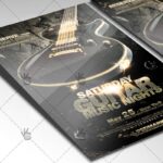 Guitar Music Night - Premium Flyer PSD Template - Image 2