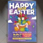 Happy Easter Party - Premium Flyer PSD Template
