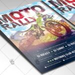 Moto Rally - Premium Flyer PSD Template - Image 2