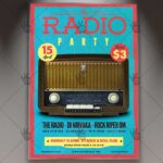 Radio Party - Premium Flyer PSD Template