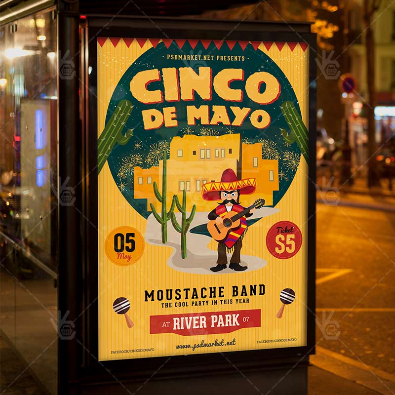 5_de_mayo_flyer_psdmarket_3.jpg 5 De Mayo - Premium Flyer PSD Template - Image 3