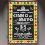 5 De Mayo Night - Premium Flyer PSD Template