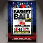 Basketball - Premium Flyer PSD Template