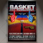 Basketball Tournament - Premium Flyer PSD Template