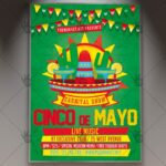 Cinco de Mayo Night - Premium Flyer PSD Template