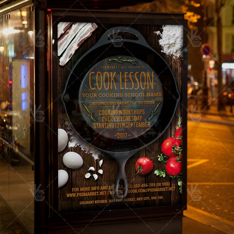 cook_lesson_flyer_psdmarket_3.jpg Cook Lesson - Premium Flyer PSD Template - Image 3