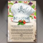 Cooking Class - Premium Flyer PSD Template