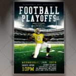 Football Playoffs - Premium Flyer PSD Template