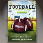 Football Summer Camp - Premium Flyer PSD Template