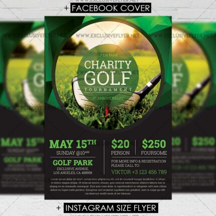 golf-tournament-premium-a5-flyer-template