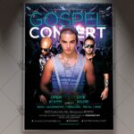 Gospel Concert - Premium Flyer PSD Template