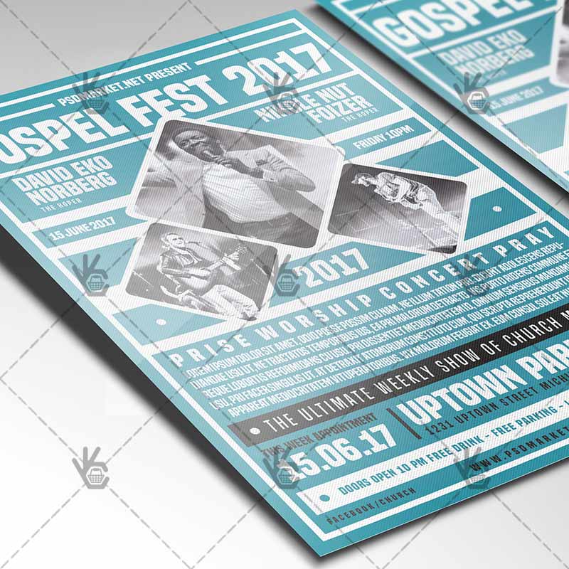 gospel_fest_flyer_psdmarket_2.jpg Gospel Fest - Premium Flyer PSD Template - Image 2