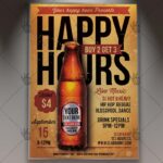 Happy Hours - Premium Flyer PSD Template