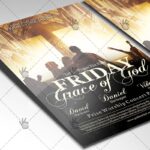 Jesus Friday Prayer Church - Premium Flyer PSD Template - Image 2