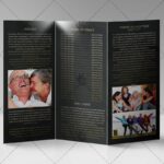Memorial Program - Premium Tri-Fold Brochure PSD Template - Image 2