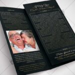 Memorial Program - Premium Tri-Fold Brochure PSD Template - Image 3