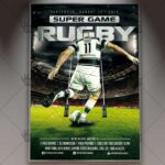 Rugby - Premium Flyer PSD Template