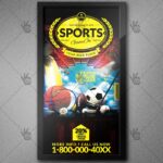 Sport Events - Premium DL Flyer/Card PSD Template - Image 2