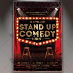 Stand Up Comedy Night - Premium Flyer PSD Template