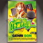 Stand Up Comedy Show - Premium Flyer PSD Template