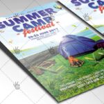 Summer Camp Festival - Premium Flyer PSD Template - Image 2