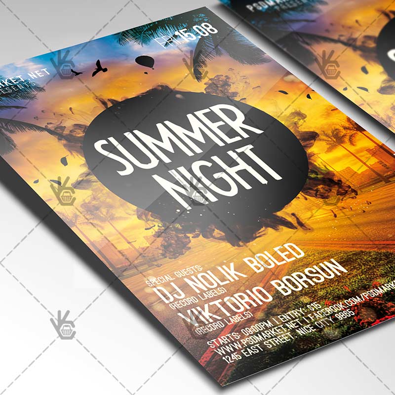 summer_night_flyer_psdmarket_2.jpg Summer Night - Premium Flyer PSD Template - Image 2
