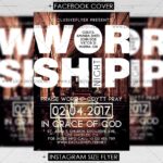 Worship Night - Flyer PSD Template | ExclusiveFlyer