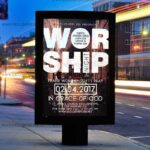 Worship Night - Flyer PSD Template | ExclusiveFlyer