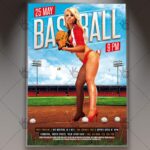 Baseball Match - Premium Flyer PSD Template