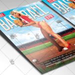 Baseball Match - Premium Flyer PSD Template - Image 2