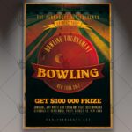 Bowling - Premium Flyer PSD Template