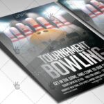 Bowling Tournament - Premium Flyer PSD Template - Image 2