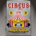 Circus Party - Premium Flyer PSD Template