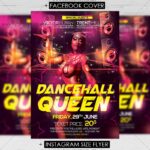 Dancehall Queen - Flyer PSD Template | ExclusiveFlyer