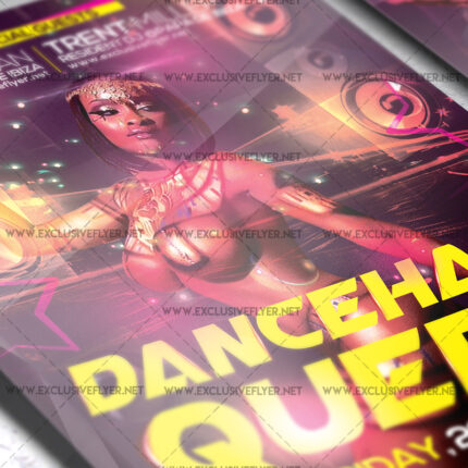 Dancehall Queen - Flyer PSD Template | ExclusiveFlyer