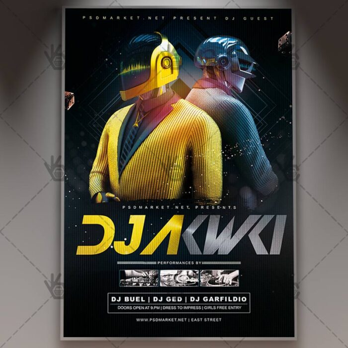 Dj Club - Premium Flyer PSD Template - Image 1