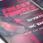 Download Freaky Fridays PSD Flyer Template Now
