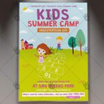 Kids Summer Camp - Premium Flyer PSD Template