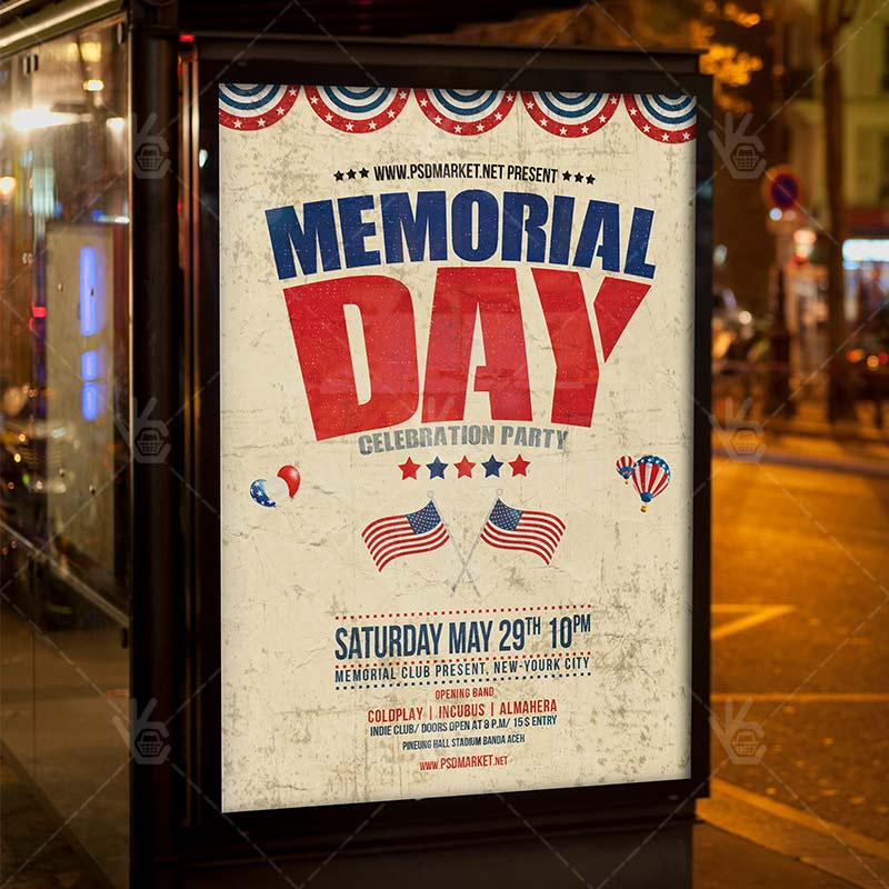 memorial_day_flyer_psdmarket_3.jpg Memorial Day - Premium Flyer PSD Template - Image 3