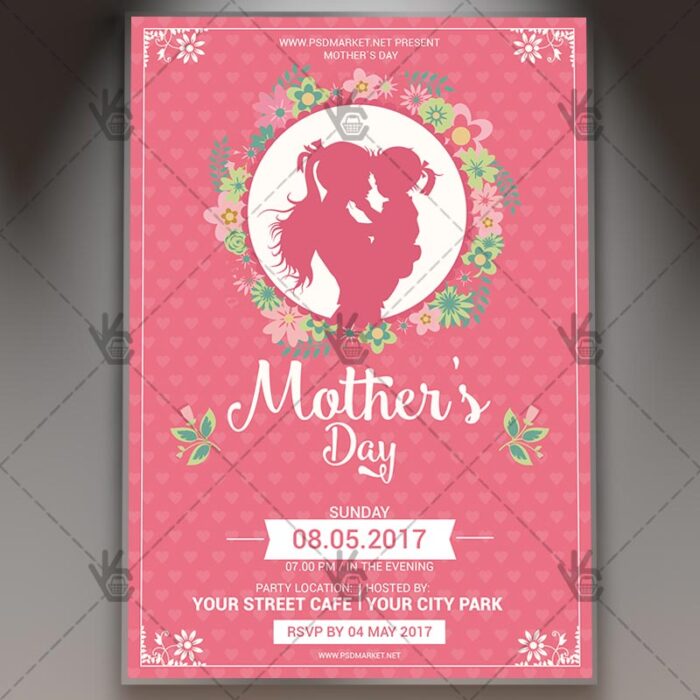 Mothers Day Celebration - Premium Flyer PSD Template - Image 1
