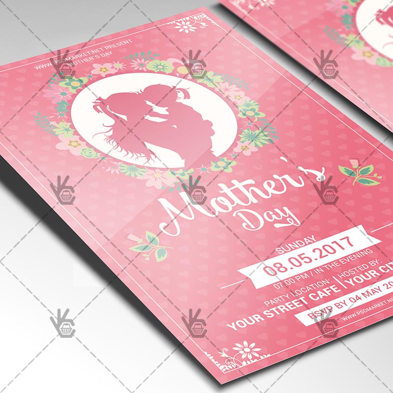 mothers_day_celebration_flyer_psdmarket_2.jpg Mothers Day Celebration - Premium Flyer PSD Template - Image 2
