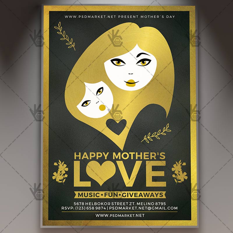 mothers_day_flyer_psdmarket_1.jpg Mother's Day - Premium Flyer PSD Template - Image 1
