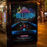 Neon Billiard - Premium Flyer PSD Template - Image 3