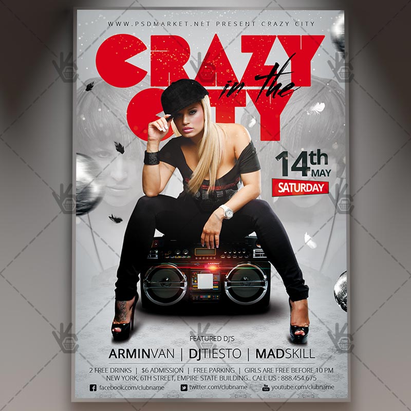 special_guest_dj_party_psdmarket_1.jpg Special DJ Guest Party - Premium Flyer PSD Template - Image 1