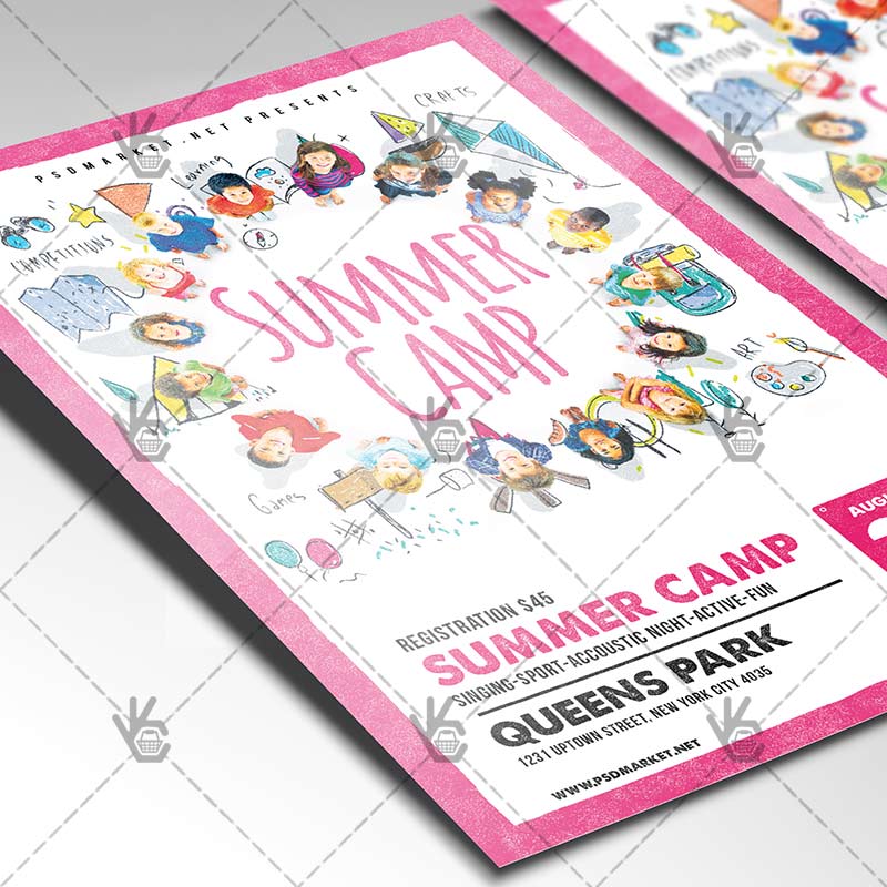 summer_camp_2017_flyer_psdmarket_2.jpg Summer Camp 2017 - Premium Flyer PSD Template - Image 2