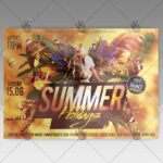 Summer Holidays - Premium A5 Flyer PSD Template