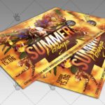 Summer Holidays - Premium A5 Flyer PSD Template - Image 3