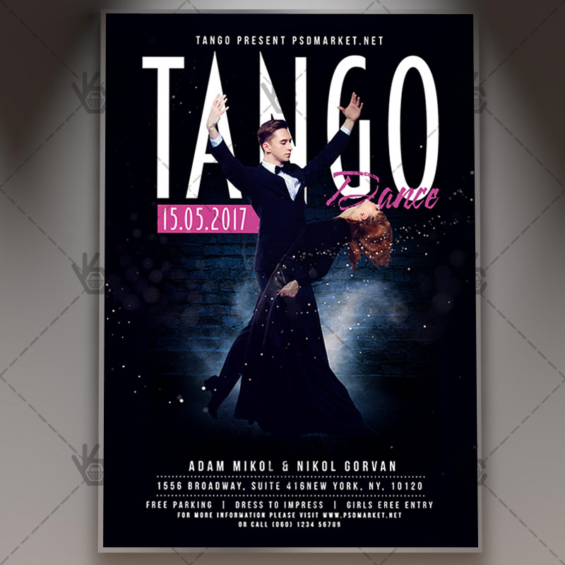 tango_dance_flyer_psdmarket_1.jpg Tango Dance - Premium Flyer PSD Template - Image 1