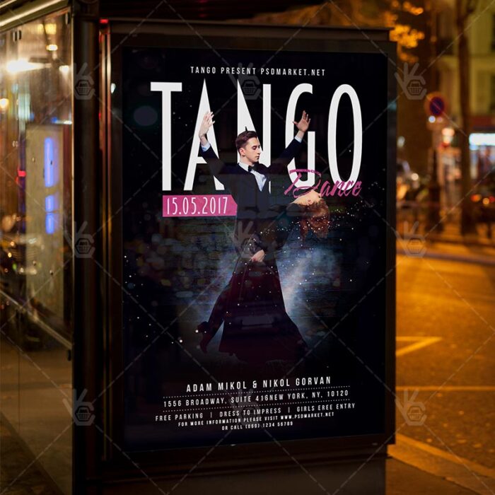 Tango Dance - Premium Flyer PSD Template - Image 3