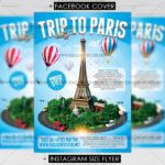 Trip To Paris - Premium A5 Flyer Template